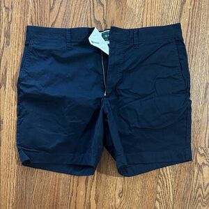 J. Crew Men's Portsider Navy Flat Front Shorts